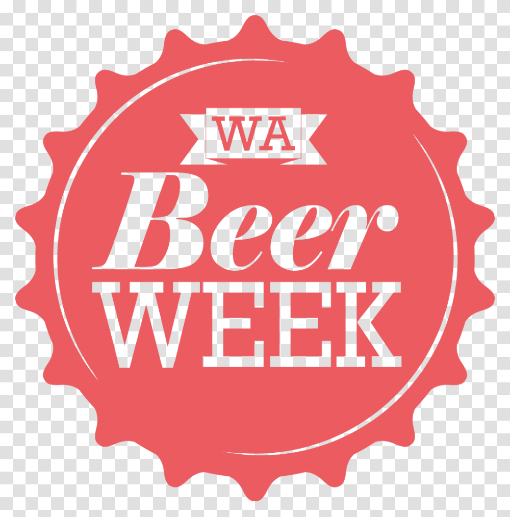 Wa Beer Week Logo Emblem, Label, Food, Ketchup Transparent Png