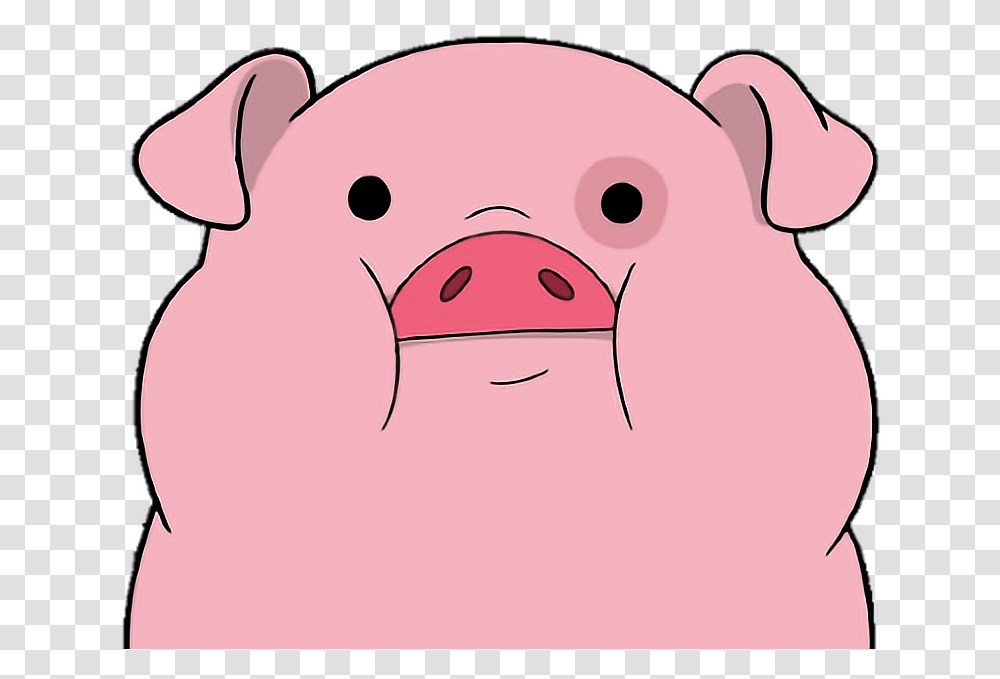 Waddles Gravity Falls Cartoon Pig Gravity Falls, Mammal, Animal, Snout, Piggy Bank Transparent Png