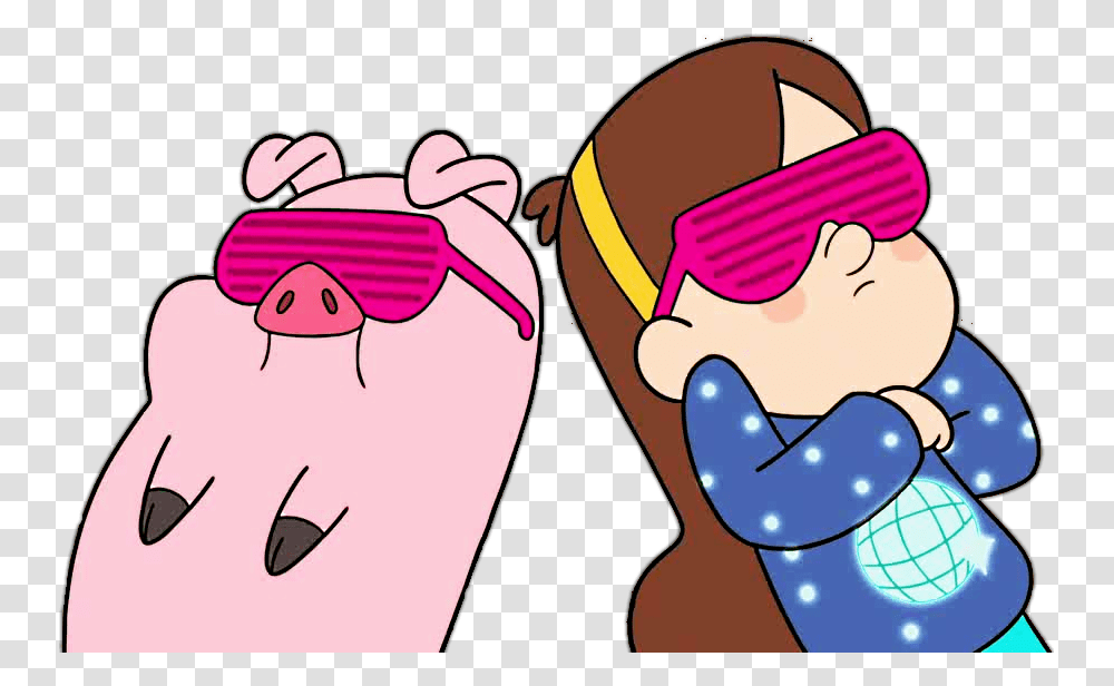 Waddles Gravity Falls Mabel Gravity Falls Mabel And Pig, Apparel, Footwear, Sand Transparent Png