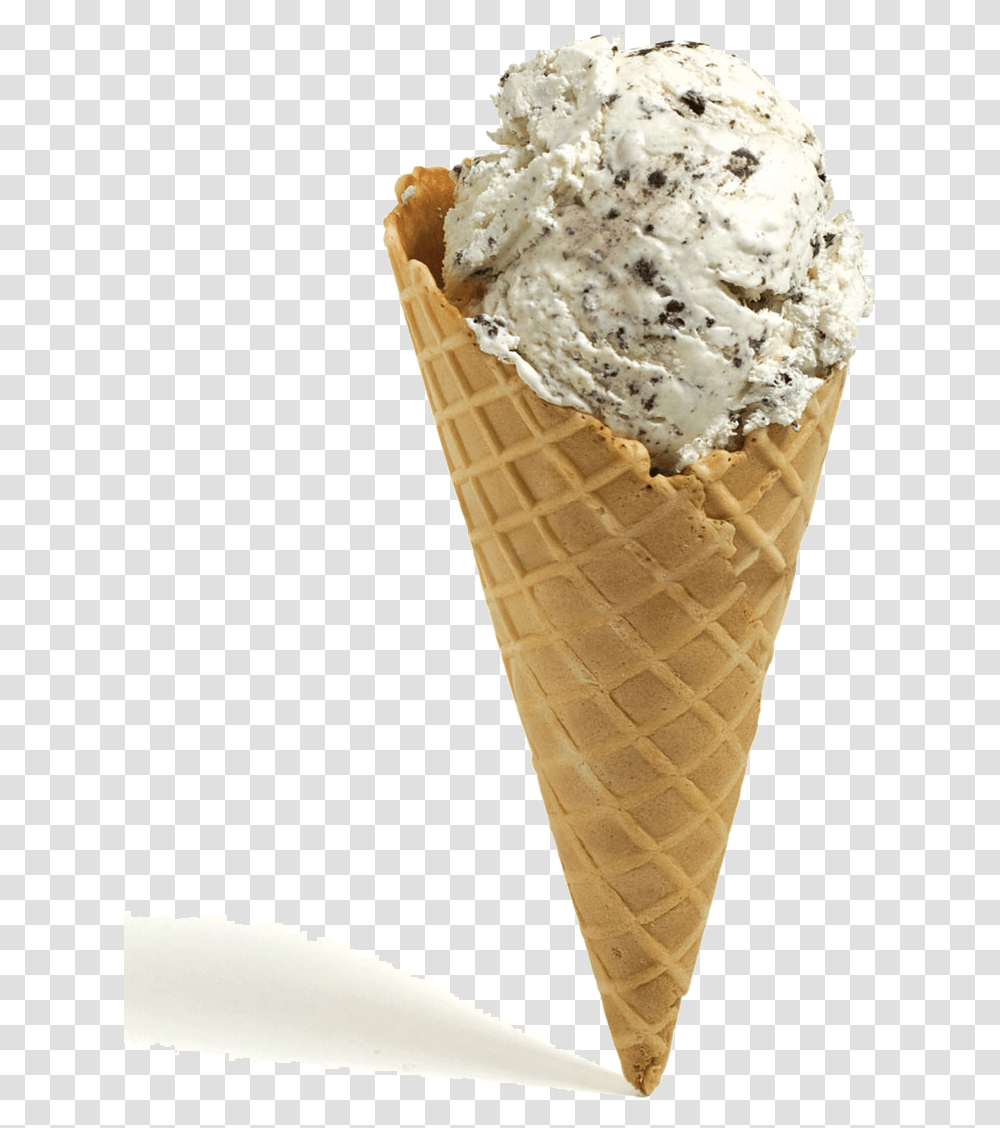 Wafer Ice Cream Download Image Oreo Ice Cream Waffle Cone, Dessert, Food, Creme, Whipped Cream Transparent Png