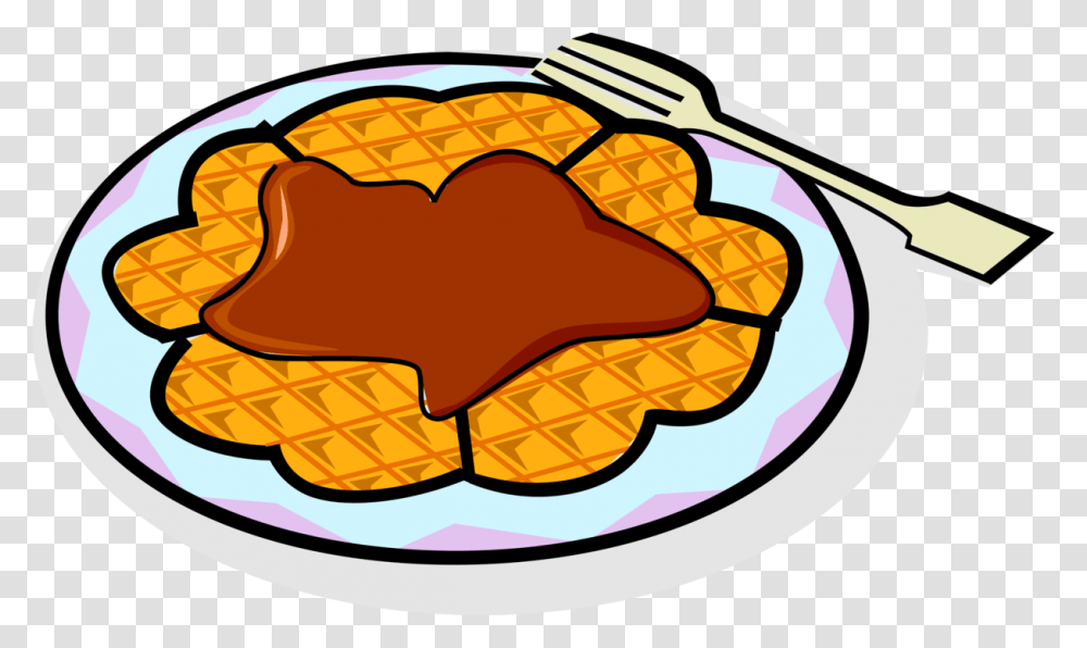 Waffle Clipart Breakfast, Food, Meal, Dish, Bread Transparent Png