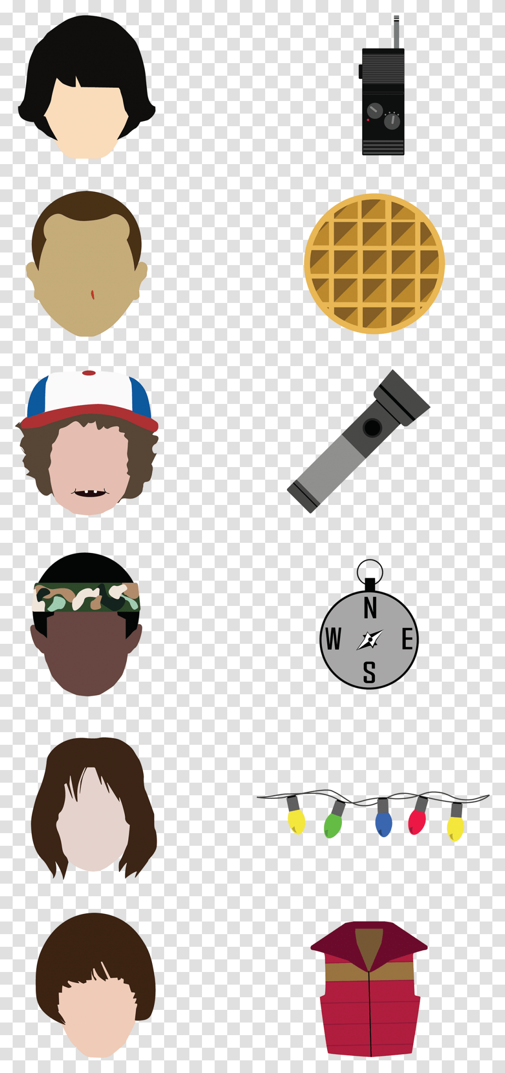 Waffle Clipart Stranger Thing Picture, Face, Clock Tower, Photography, Portrait Transparent Png