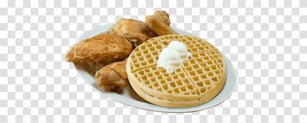 Waffle, Food, Egg, Bread, Fried Chicken Transparent Png