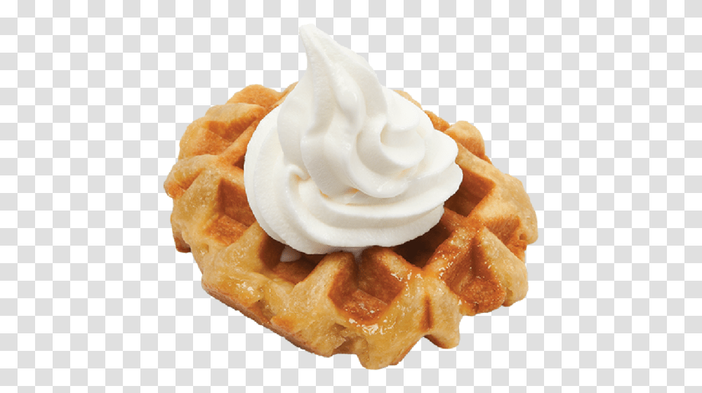 Waffle, Food, Rose, Flower, Plant Transparent Png