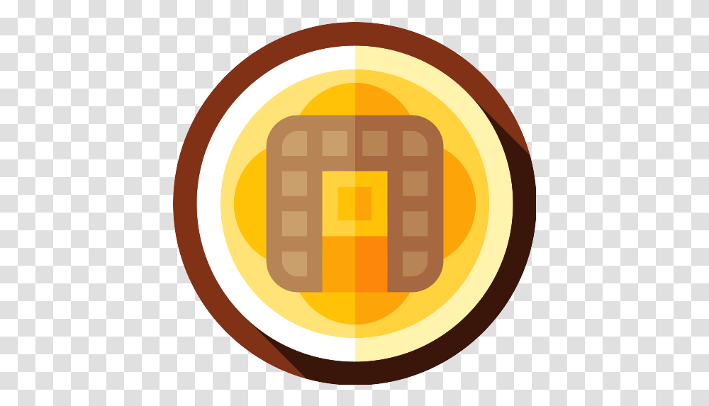 Waffle Icon Circle, Plant, Food, Logo, Symbol Transparent Png