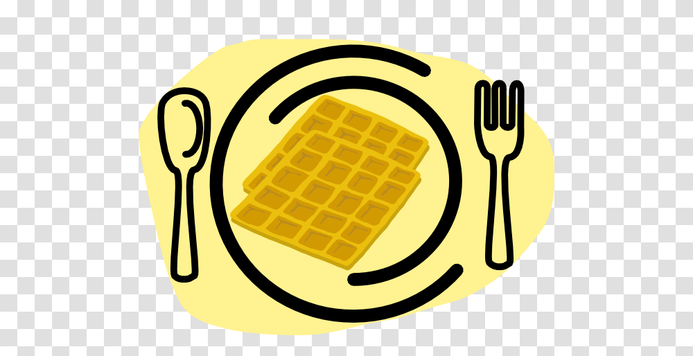 Waffle Plate Fork Clip Art, Cutlery, Food Transparent Png