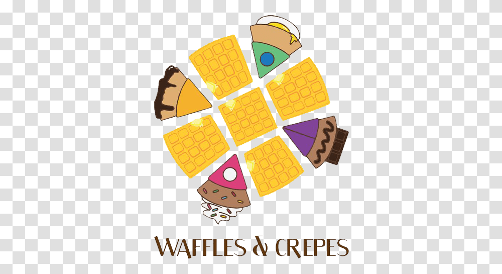 Waffles Crepes Godawri Market Sector Noida Online, Rubix Cube, Hand, Sweets, Food Transparent Png