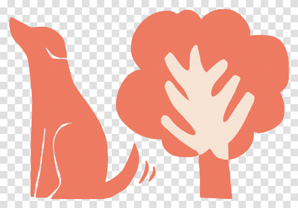 Wagging Tails And Trails Tree, Hand, Hook Transparent Png