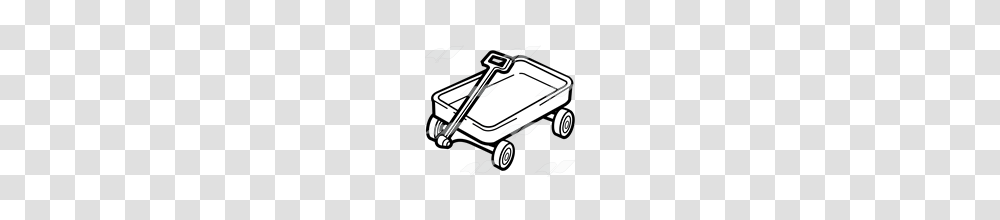 Wagon Clipart Handle, Lawn Mower, Tool, Vehicle, Transportation Transparent Png