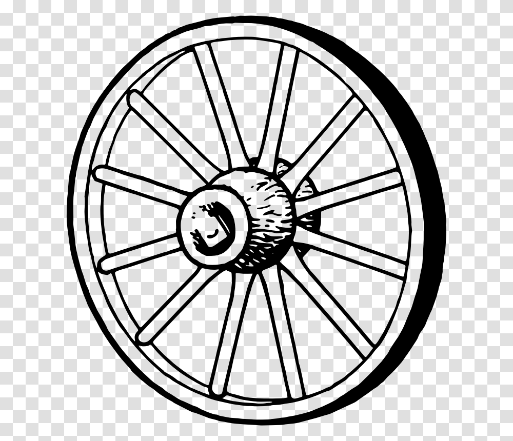 Wagon Drawing At Getdrawings Wagon Wheel Clipart Black And White, Gray, World Of Warcraft Transparent Png