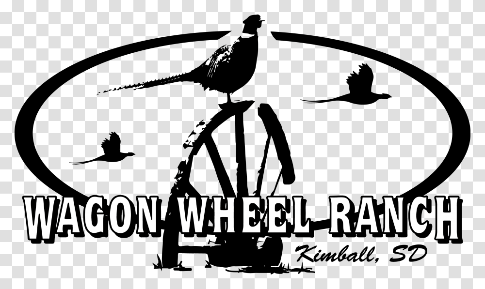 Wagon Wheel Ranch Sd, Silhouette, Stencil, Vehicle, Transportation Transparent Png