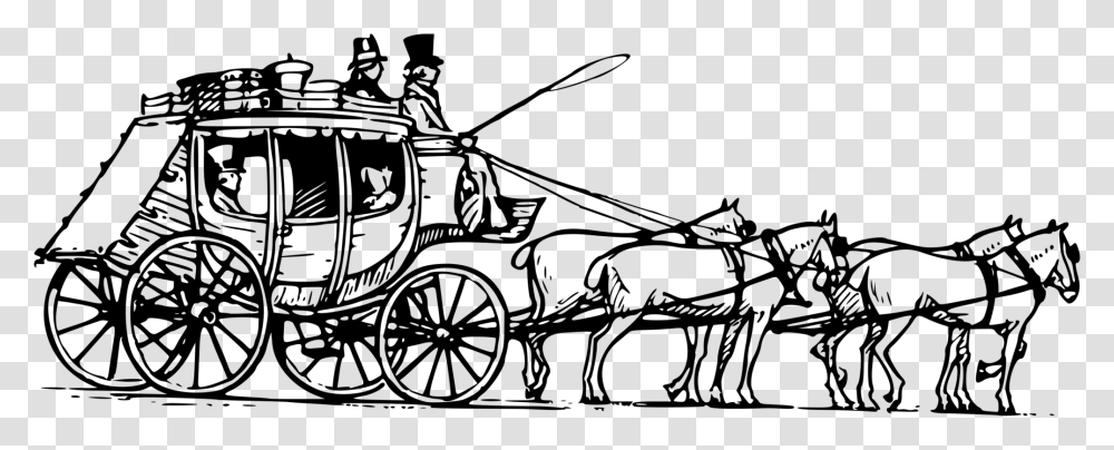 Wagonhorsechariot Horse And Coach Clipart, Gray, World Of Warcraft Transparent Png