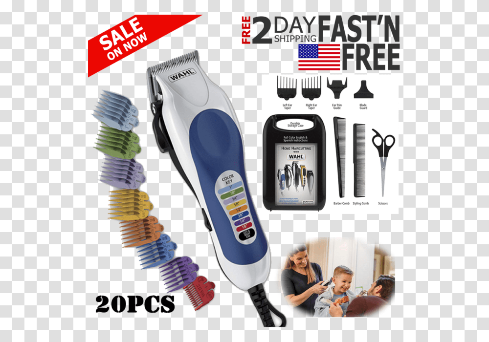 Wahl Trimmer Pro Clippers, Person, Human, Tool, Brush Transparent Png