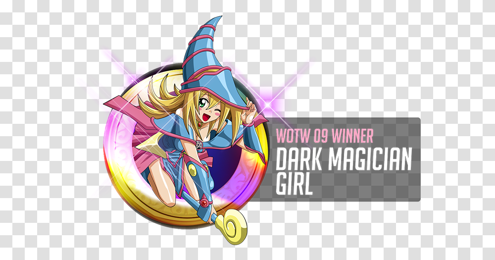 Waifu Of The Week 09 Masters Of Magic Waifu Watch Anime Dark Magician Girl, Poster, Advertisement, Clothing, Person Transparent Png