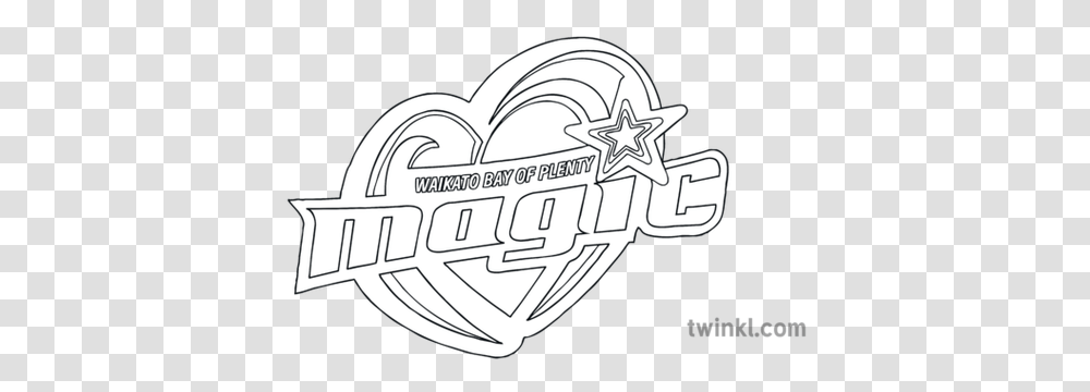 Waikato Bay Of Plenty Magic Logo Illustration Twinkl Line Art, Text, Soccer Ball, Football, Team Sport Transparent Png