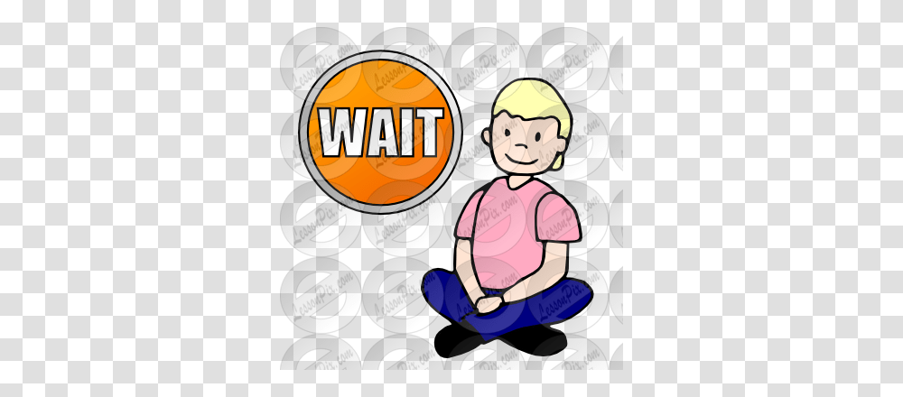 Wait Clipart, Word, Label, Advertisement Transparent Png