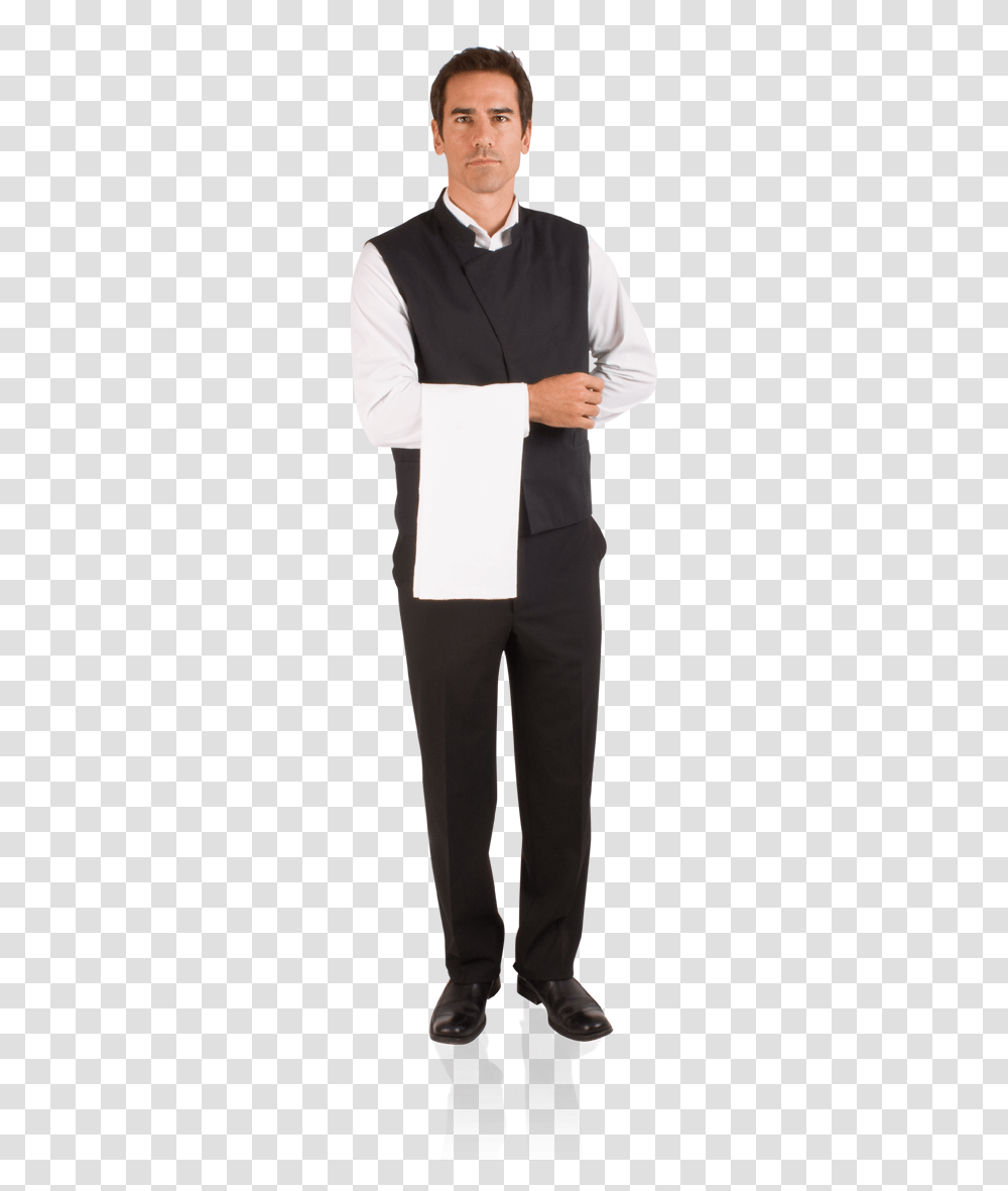 Waiter, Suit, Overcoat, Shirt Transparent Png