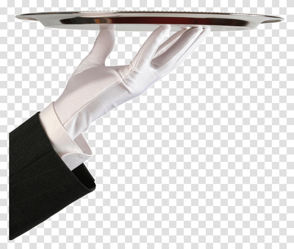Waiter Hand, Person, Human, Apparel Transparent Png