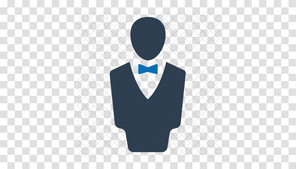 Waiter Icon Clip Art, Silhouette, Tie, Hand, Security Transparent Png