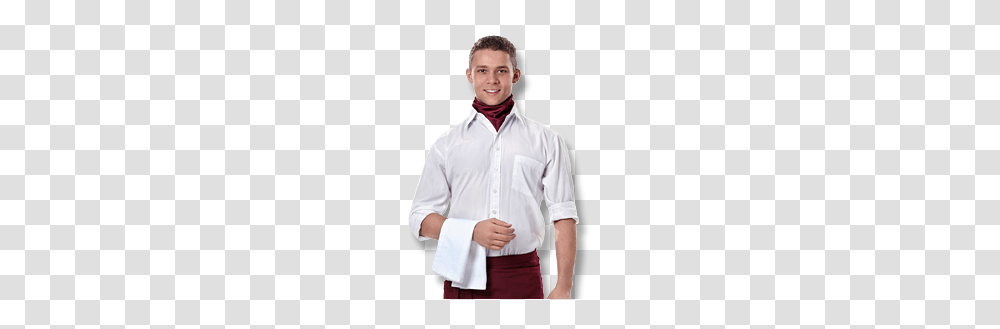 Waiter, Person, Apparel, Shirt Transparent Png