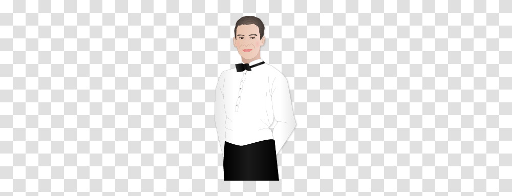 Waiter, Person, Apparel, Shirt Transparent Png