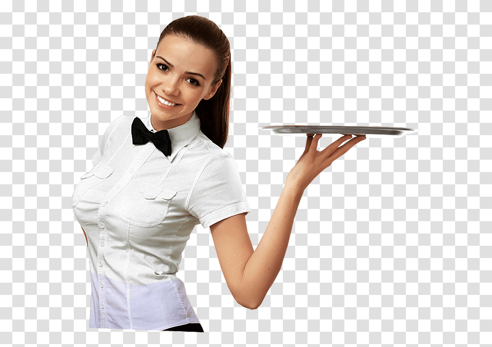 Waiter, Person, Apparel, Tie Transparent Png