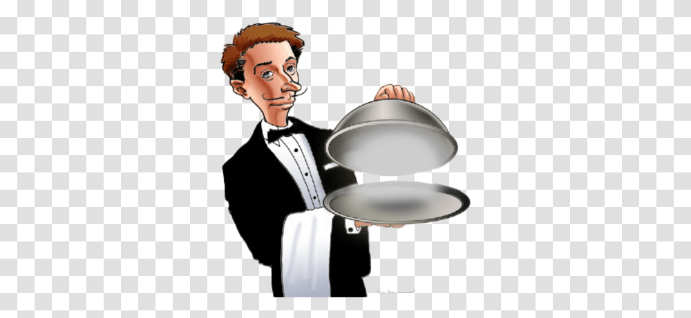 Waiter, Person, Human, Lamp, Performer Transparent Png