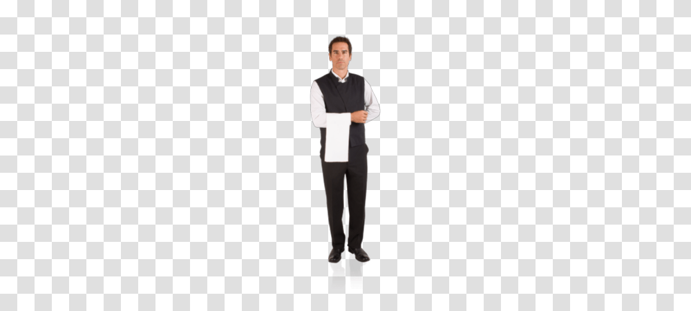 Waiter, Person, Human, Standing Transparent Png