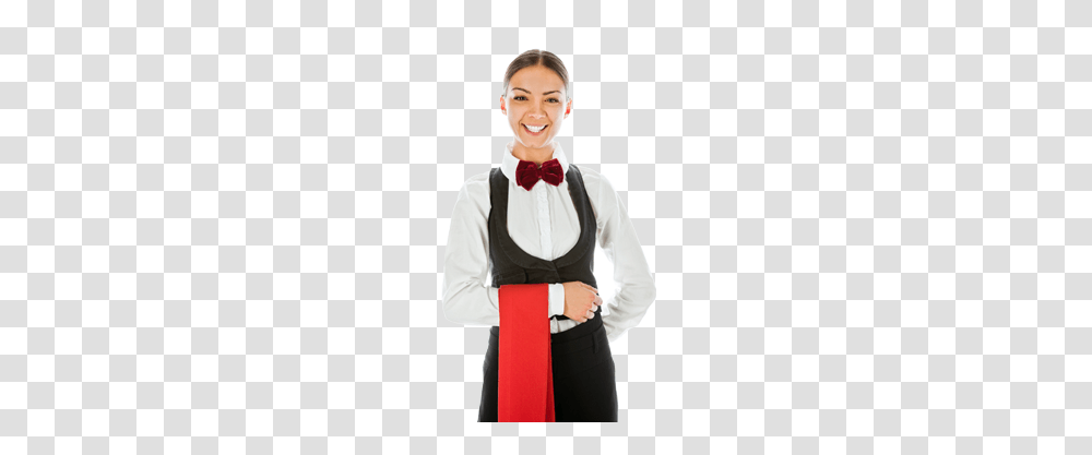 Waiter, Person, Shirt, Apparel Transparent Png