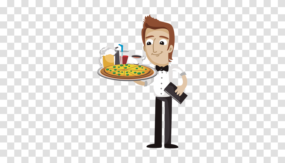 Waiter, Person, Toy, Performer, Chef Transparent Png