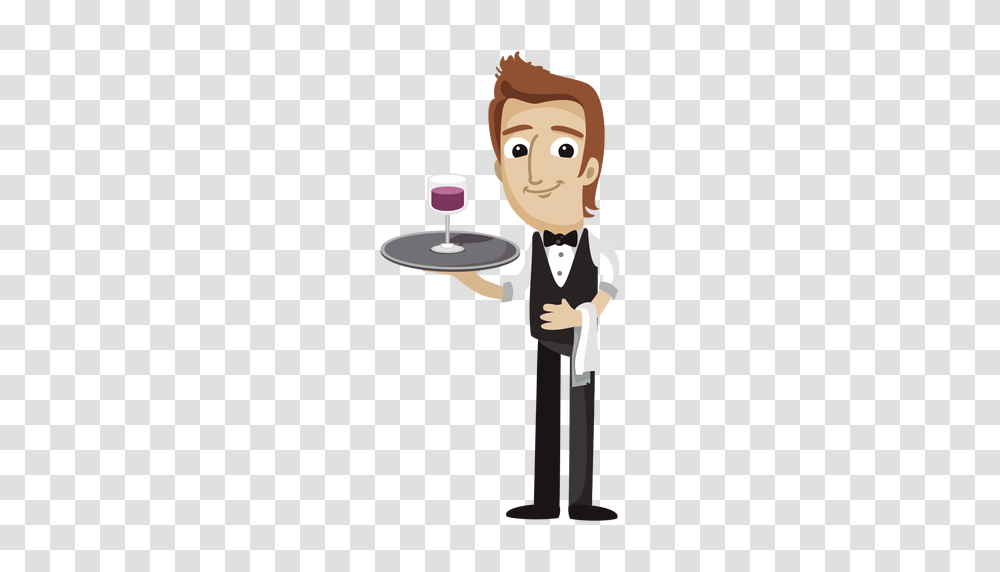 Waiter, Person, Toy, Performer, Magician Transparent Png