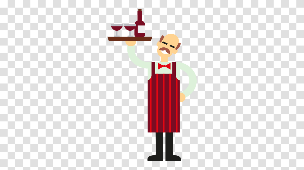 Waiter With Wine, Costume, Cross, Sleeve Transparent Png