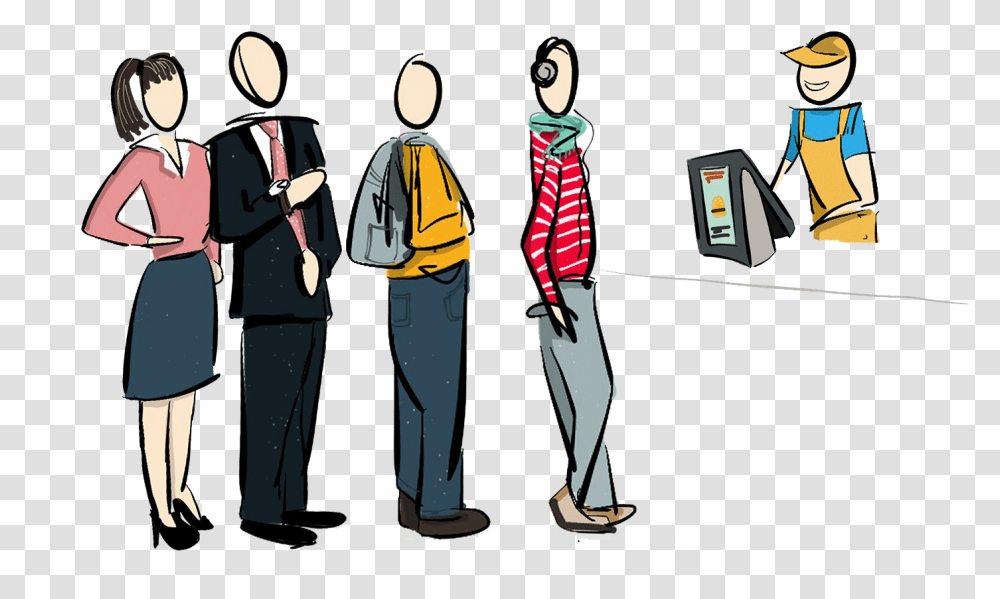 Waiting Line Image Waiting In Line Clipart, Performer, Magician, Officer, Military Uniform Transparent Png