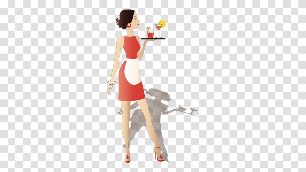 Waitress By Sissy Kreka Illustration, Person, Human, Toy, Leisure Activities Transparent Png
