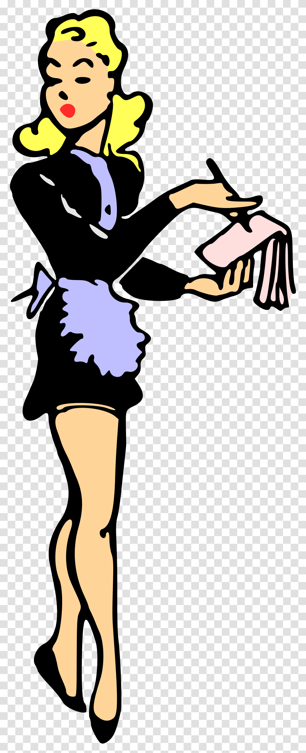 Waitress, Light, Torch Transparent Png