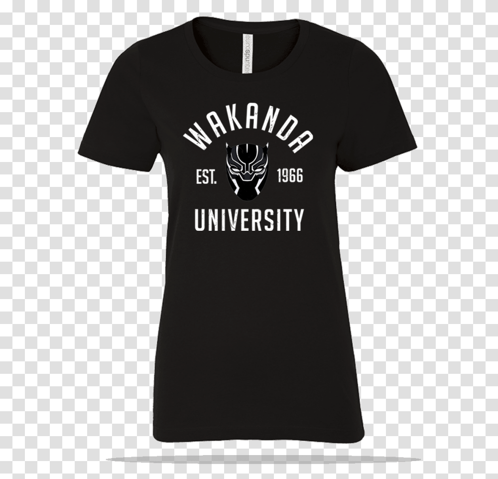 Wakanda University Ladies Tee, Apparel, T-Shirt, Sleeve Transparent Png