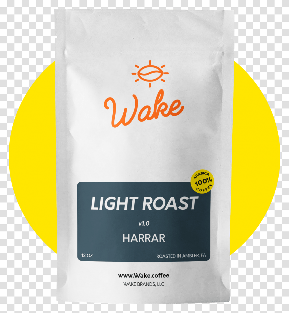 Wake Coffee Packaging And Labeling, Bag, Flour, Powder, Food Transparent Png