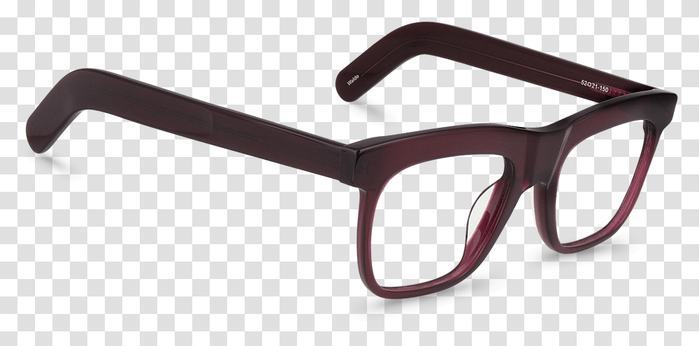 Waldo Red Rectangular Glasses Plastic, Accessories, Accessory, Sunglasses Transparent Png