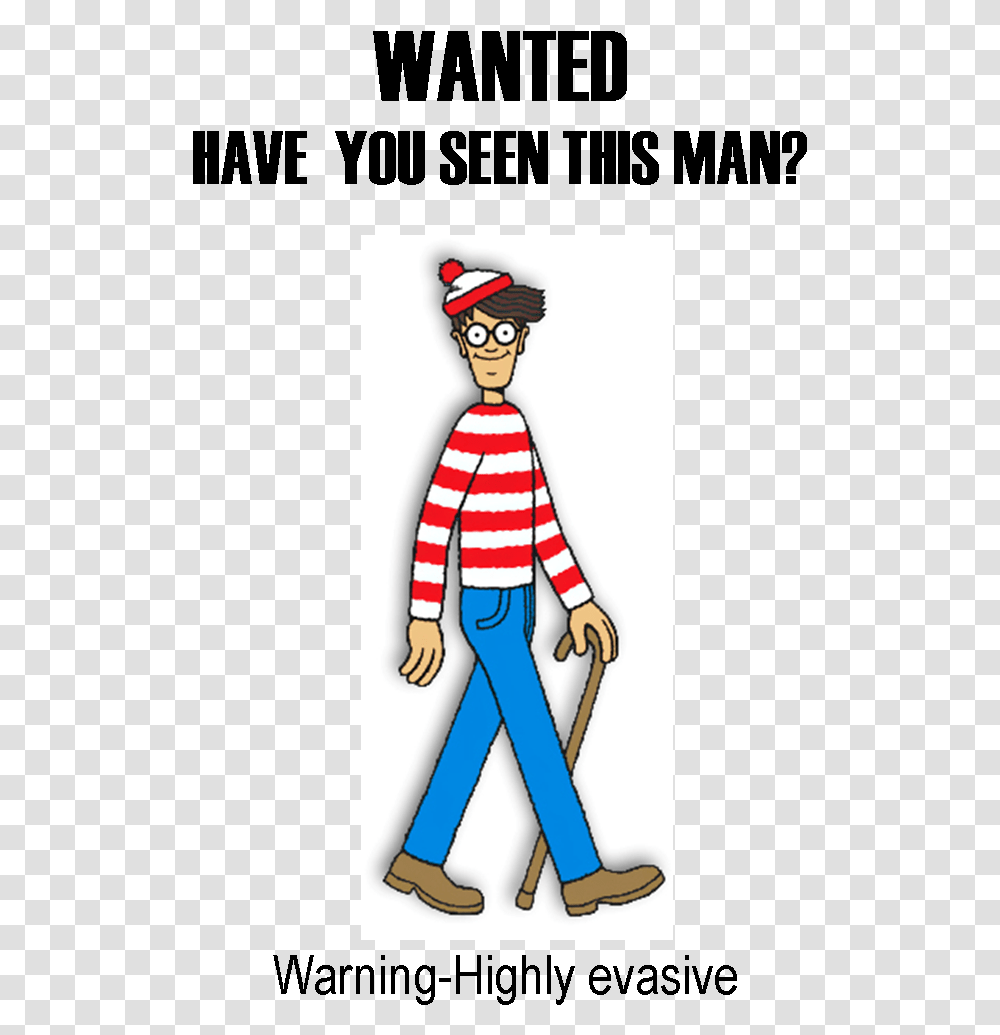 Waldo Wheres Waldo, Person, Performer, Military Uniform, Logo Transparent Png