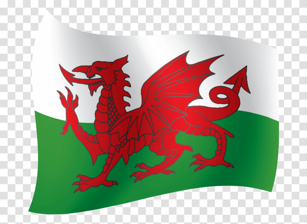 Wales Flag Background Welsh Flag No Background, Dragon, Horse, Mammal, Animal Transparent Png