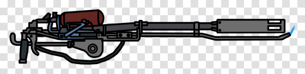 Walfas Weapons Portable Flamethrower, Gun, Weaponry, Machine Gun, Oboe Transparent Png