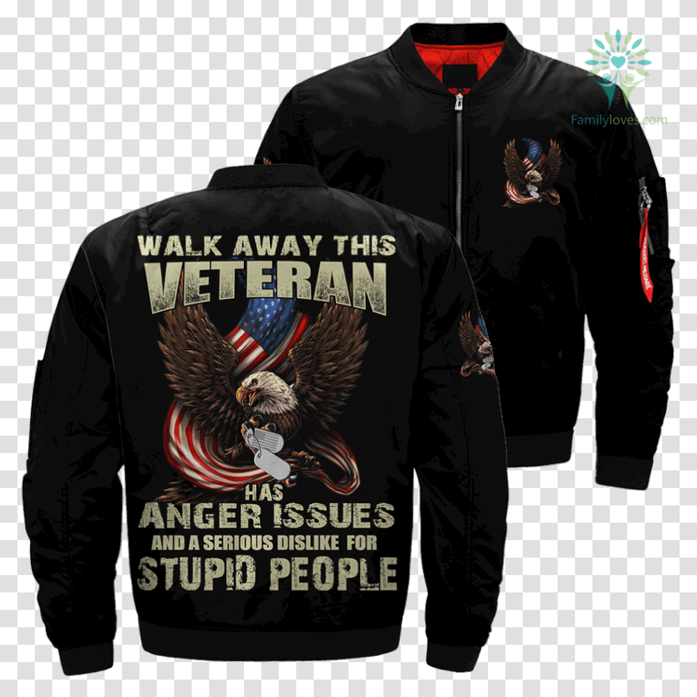 Walk Away This Veteran Has Anger Issues And A Serious Hoodie, Apparel, Sleeve, Long Sleeve Transparent Png