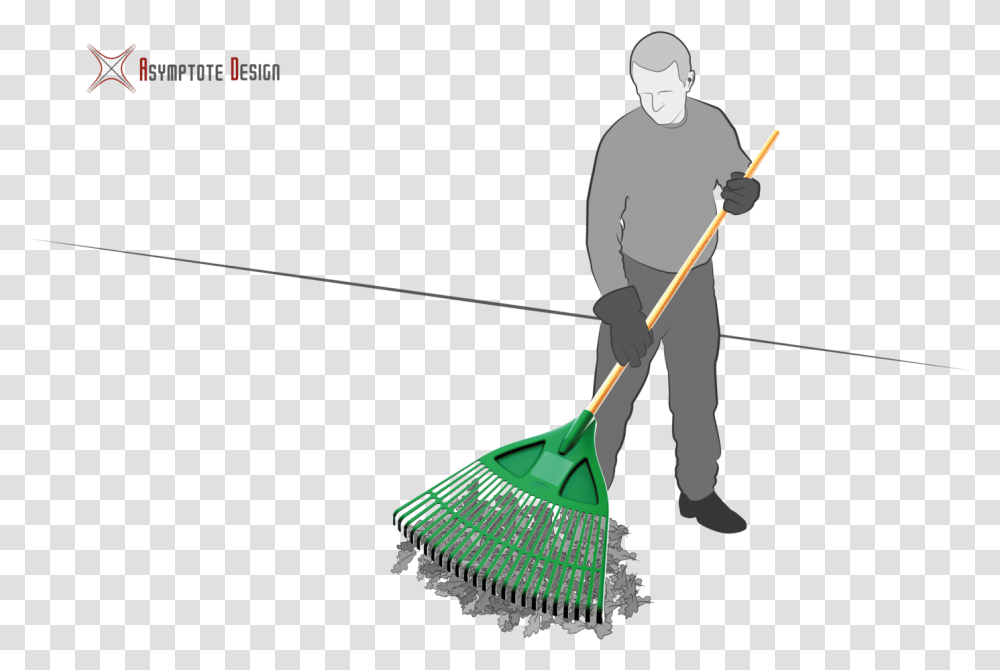 Walk Behind Mower, Person, Human, Cleaning, Bow Transparent Png