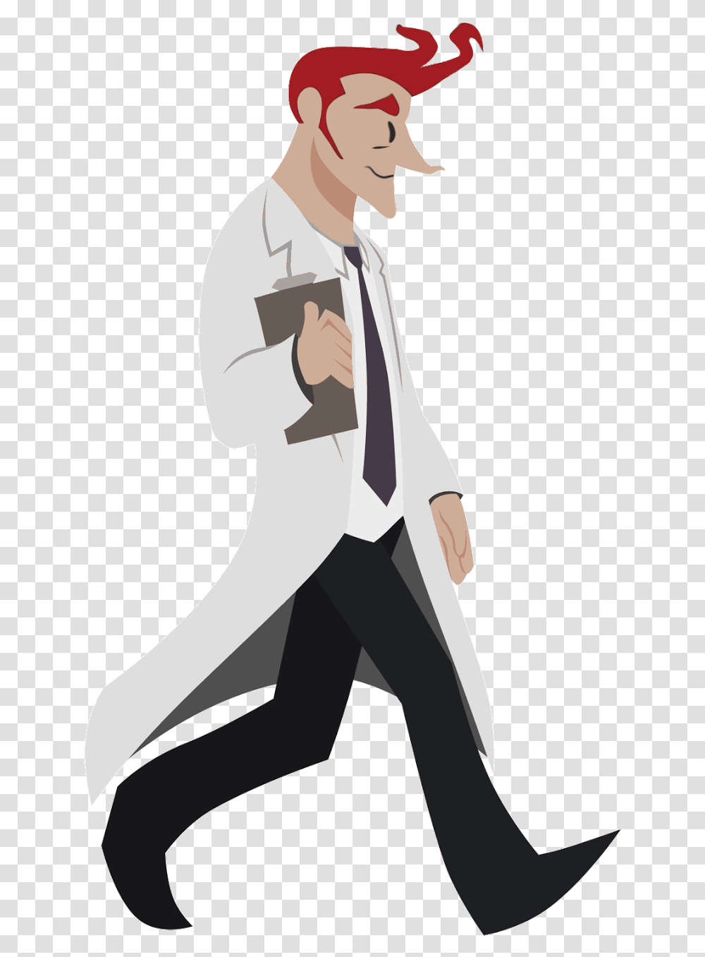 Walk Cycle Animation Scientist Image Gif Animation Walk Animation Gif, Clothing, Suit, Overcoat, Person Transparent Png