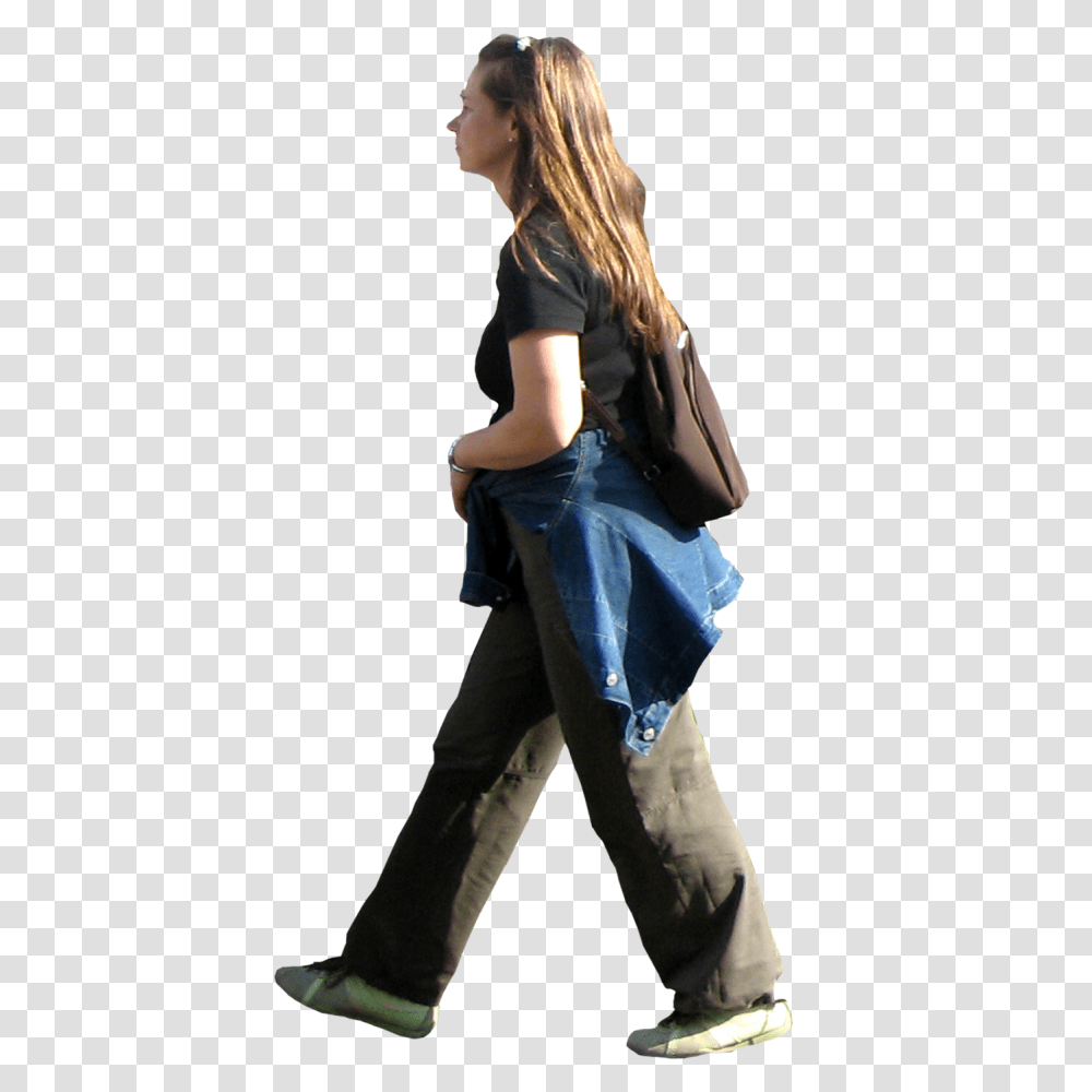 Walk Image, Person, Pants, Sleeve Transparent Png
