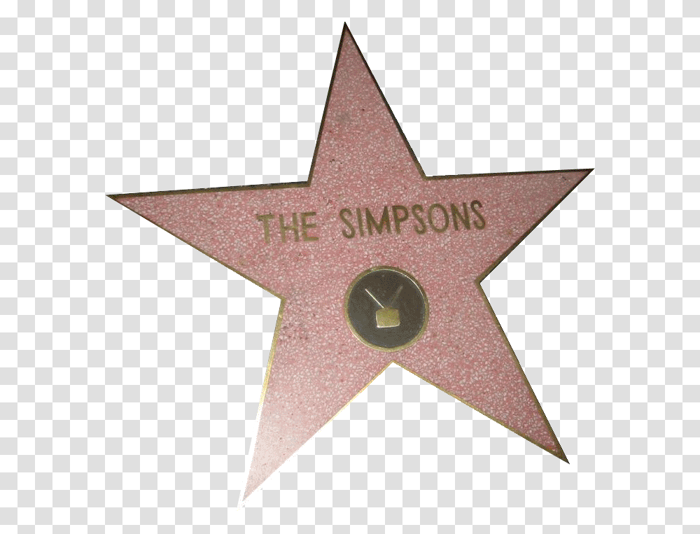 Walk Of Fame The Simpsonsdi Walk Of Fame The Simpsons, Cross, Star Symbol Transparent Png