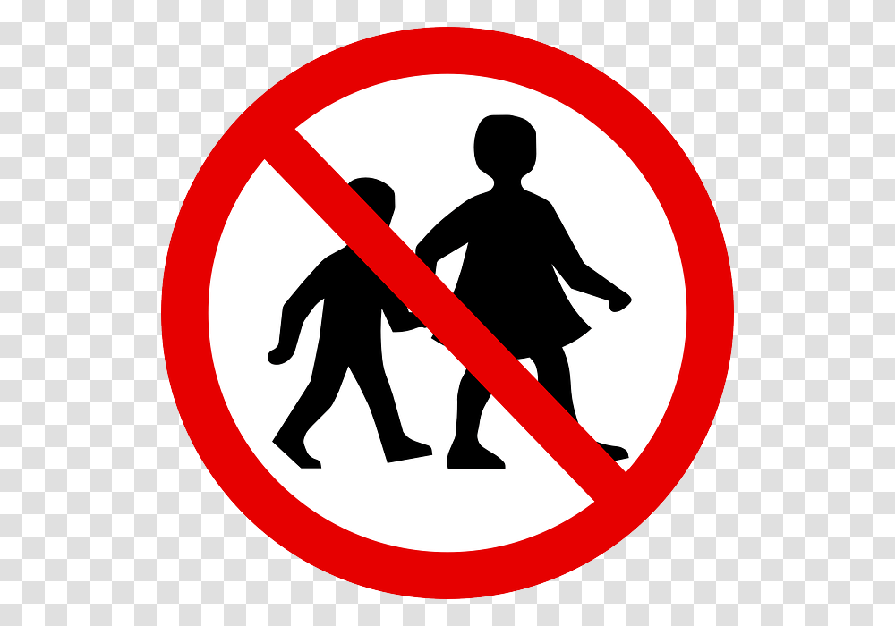 Walk To School Free Range Kids, Person, Human, Road Sign Transparent Png