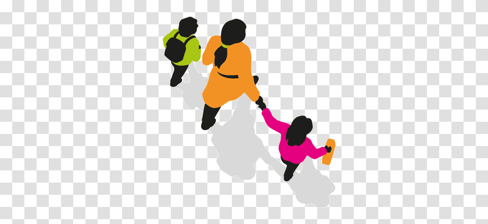 Walk To School Living Streets, Person, People, Sport, Kicking Transparent Png