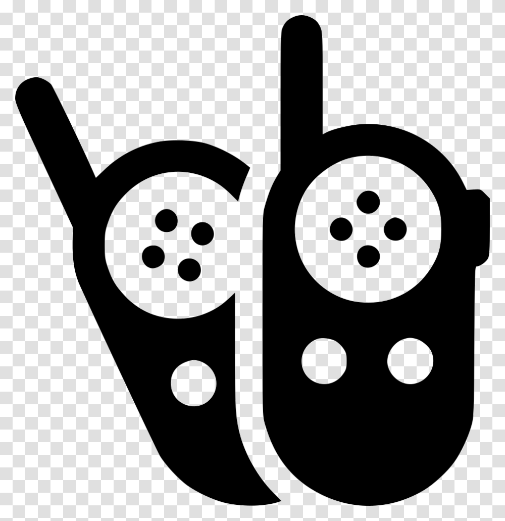 Walkie Talkie, Electronics, Stencil, Horseshoe Transparent Png