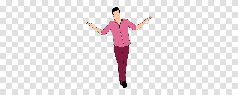 Walking Person, Standing, Sleeve Transparent Png